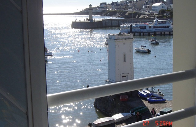 studio 3rd floor elevator beautiful view of the harbor entrance and Atlantic Ocean