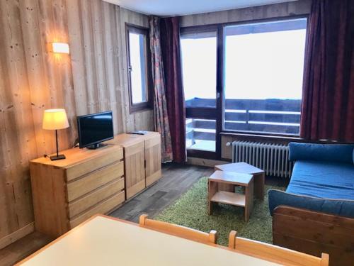 Studio avec vue montagne et lac à Tignes, balcon, cuisine équipée, TV - FR-1-449-41