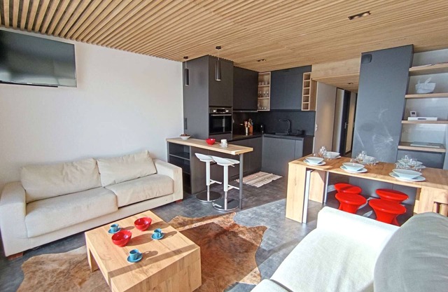 Studio Cabin 6 Pers, Balcony, Piau-Engaly