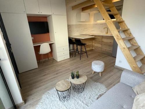 Studio cosy avec mezzanine