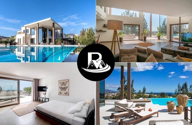 Stunning 9 Bdrms Modern Villa, 360° Views!