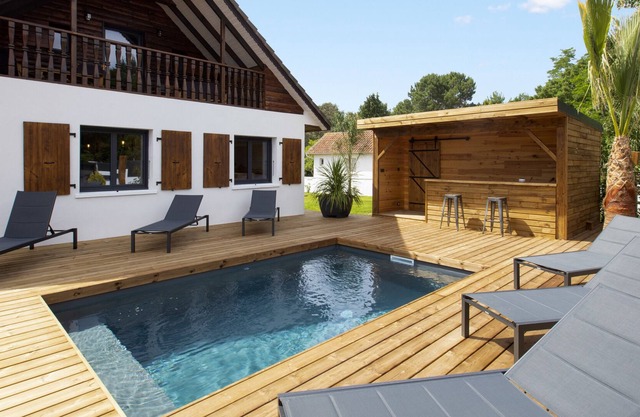Stunning atypical 5 stars vacation house with pool - Capbreton - Welkeys