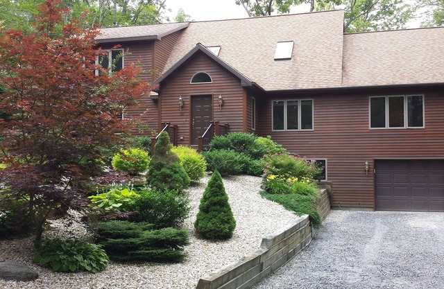 Stunning Berkshire custom luxury home in private wooded community- walk to lake