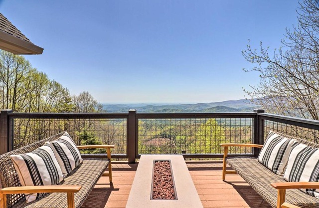 Stunning Highlands Escape with Fireplace and Game Room