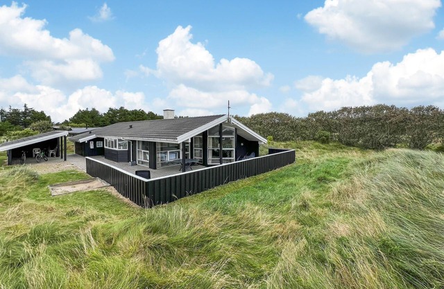 Stunning home in Henne with sauna