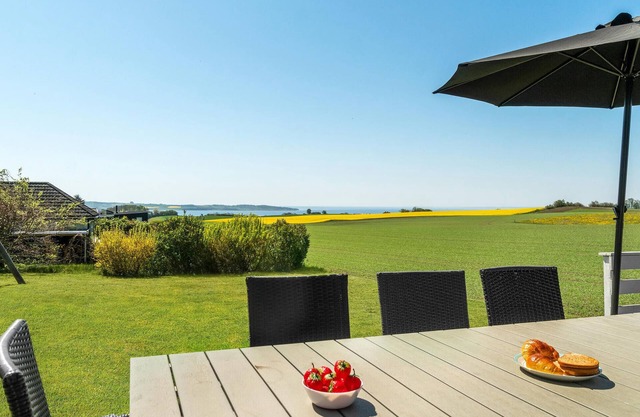Stunning home in Knebel with sauna