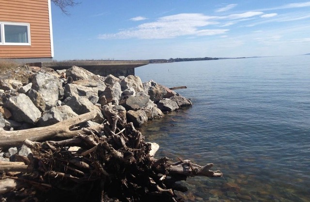 Stunning Home on Lake Champlain- can't get any closer to the water!