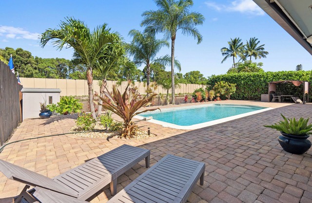 Stunning Waterfront 3BD/2BA Home w/Heated Pool- 1 Mile from Beach!