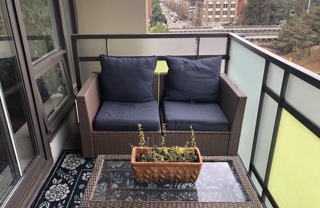 Stylish, Bright, Chinatown Condo, w/secure parking, pet ok, view, self-check-in.