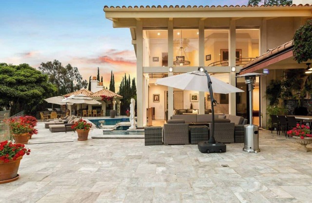 Stylish, Private Mediterranean Bel Air View Estate