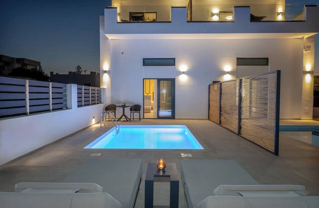 Suite With Private Pool. Stylish Retreat in the Heart of Gouves