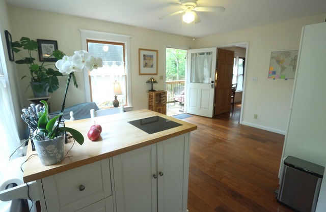 Sun-filled, private apartment, with your own petite deck. Pet friendly.