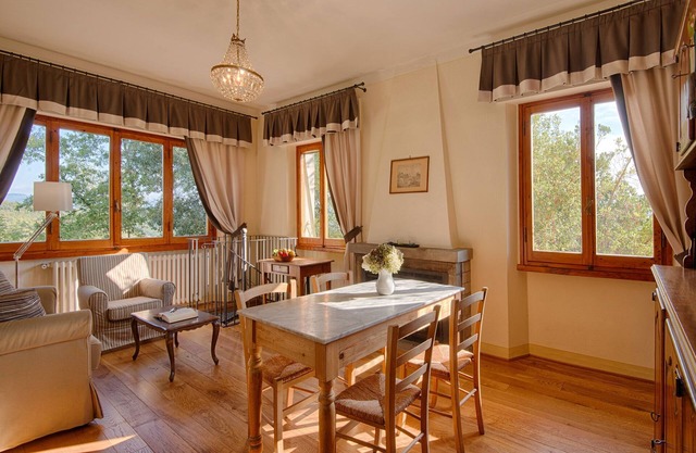 Sunny apartment on Le Cinciole Organic Wine Farm in Chianti