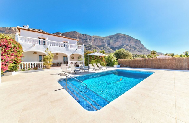 Superb family villa for up to 8 guests with huge terrace and valley views