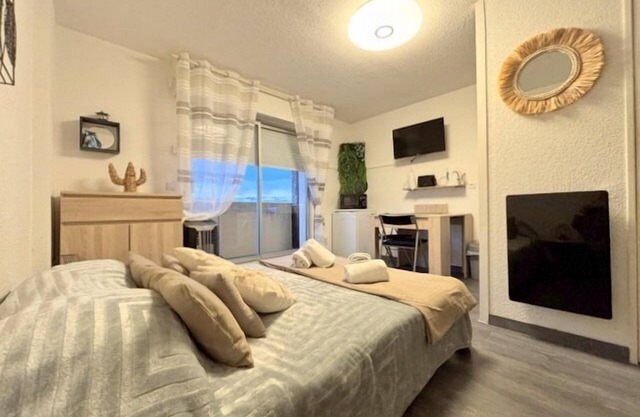 Superb studio direct access to the beach 2LAMP36