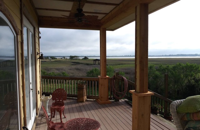 Susie's Seaside Sanctuary is perfect for the nature lover, yet elegant inside.