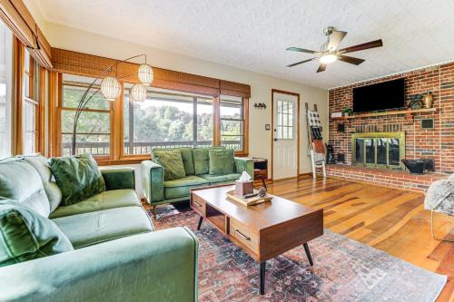 Sylva Riverfront Cabin Near WCU Pet-Friendly!