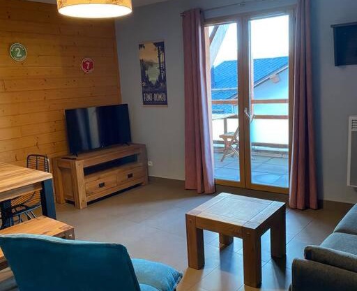 T2 avec vue à 30m des télécabines