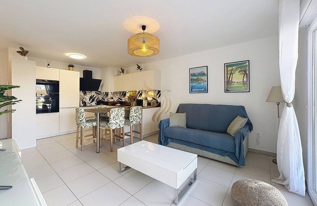T2 Evasion Azur, 4p, sea view, terrace, parking
