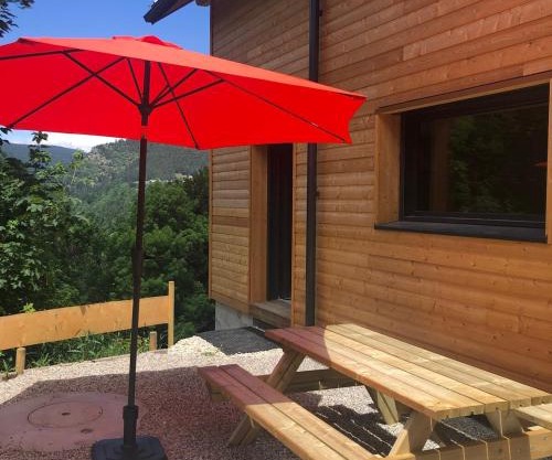 T3 Terrace in a Chalet with unobstructed view