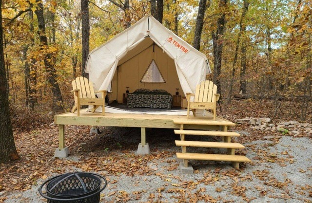 Tentrr Signature Site - Leaning Tree Woods