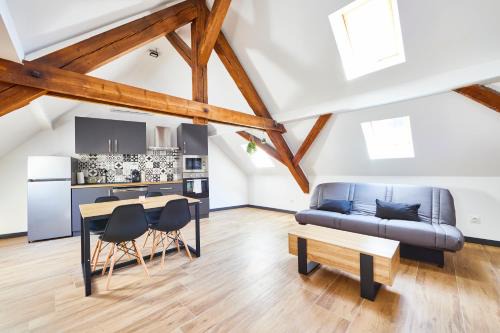 TH 102 Appartement F2 en duplex tout confort 1 à 3 personnes