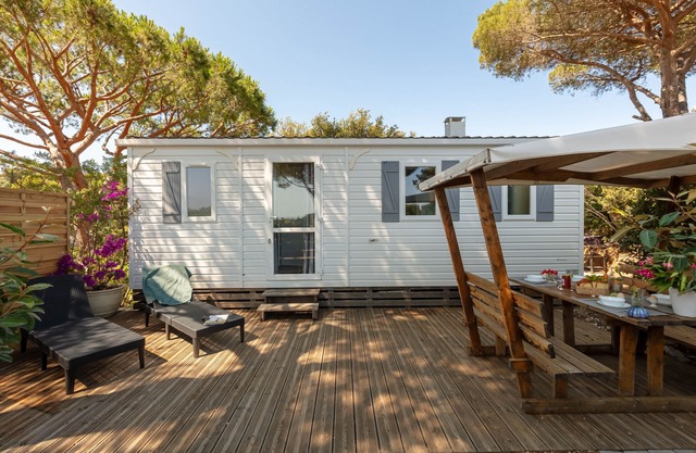 The Arbousier, cosy mobile home with sea view