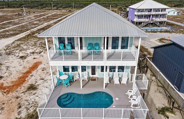 The Coast Is Clear Your Fort Morgan Beachfront Escape Awaits private Pool By Prickett Properties