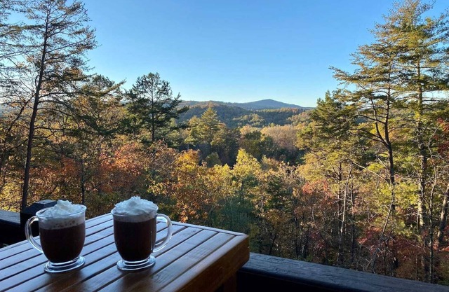 The Hygge at Blue Ridge - Beautiful Mtn view, 3 Fire types, Hot Tub