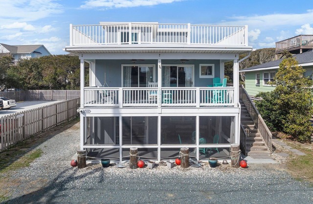 The Iron Seahorse Orlop | Steps to the Beach Access!
