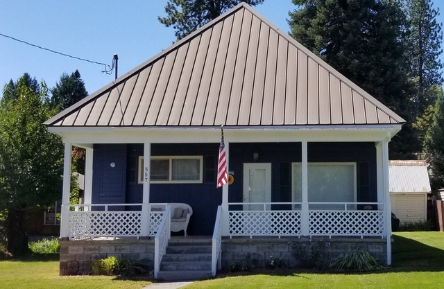 The Mountain House at the base of Mount Shasta