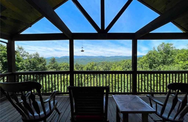 The Overlook-Amazing mountain views from private cabin retreat!