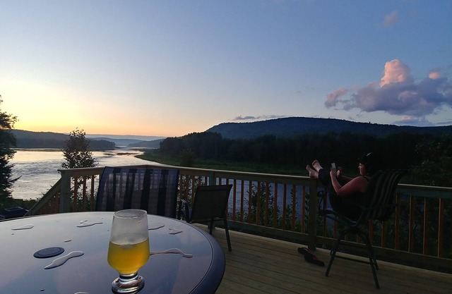 The river's edge in Allagash