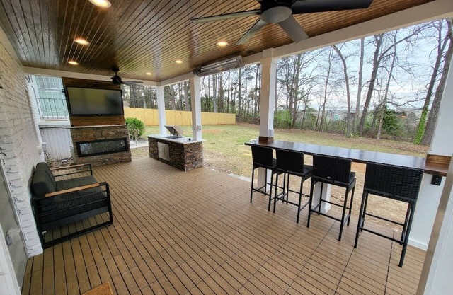 The Silver Stone w/Covered Patio, Outdoor Kitchen and Amazing Game Area