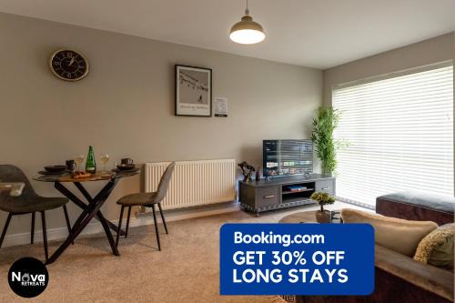 The Solihull Luxe - Free Parking, Workspace & Superfast Wi-Fi near NEC, Airport, JLR, Touchwood & Solihull Hospital