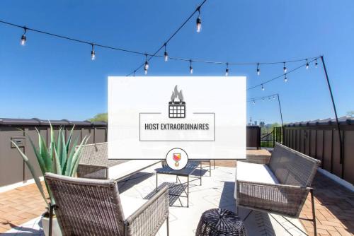 The Ultimate Double Rooftop Deck with Skyline Views