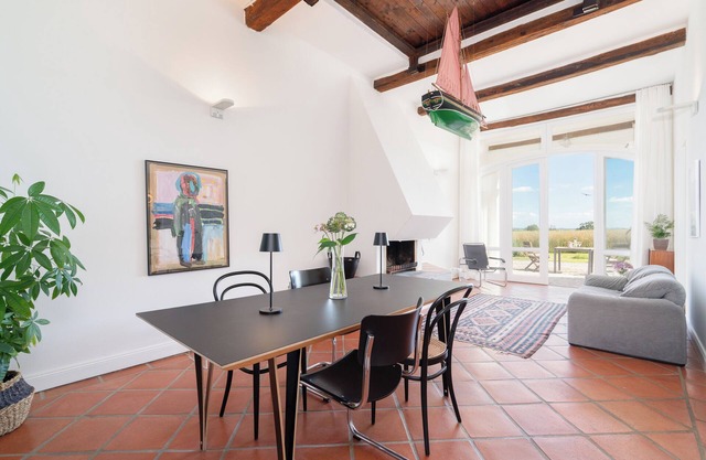 The vacation apartment - Landblick is idyllically situated in the village of Roge and offers 82 m² of