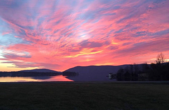 The View! Ground Floor Condo with Lake and Mountain Views on Smith Mountain Lake