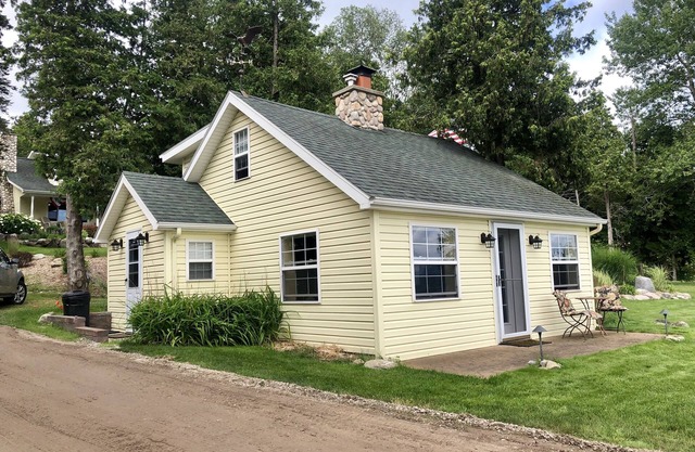 The Yellow Cottage by the Lake