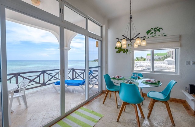 Third-Floor Oceanfront Condo with Balconies & Pool