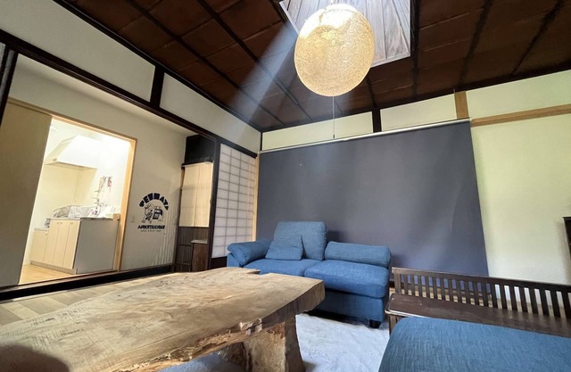 This inn is a renovated old house.
