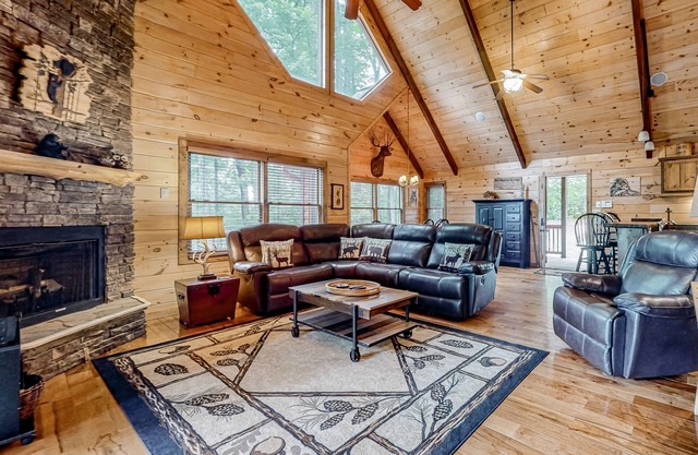 Three-story dog-friendly home w/, WiFi, pool table & 3 fireplaces