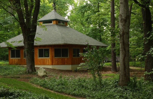 Timber Frame Medicine House on 5 acres