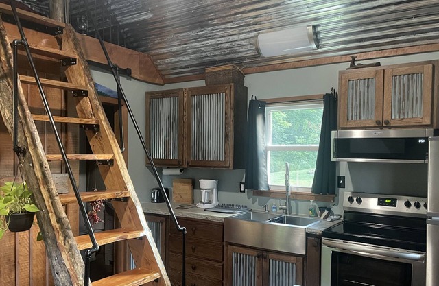 Tiny home / cabin on the waters of Isner Creek