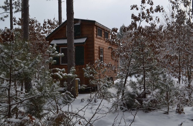 Tiny House-Cozy Log Cabin Tucked in the Tall Pines! Near Devil's Lake N Dells