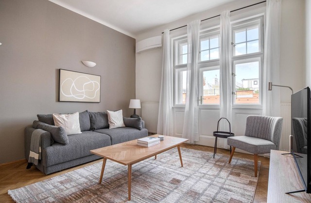 Trendy Wieden 2BR w/Balcony & Elevator, nr Shopping, by Blueground