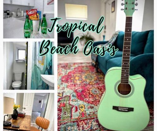 Tropical Paradise close to beach!