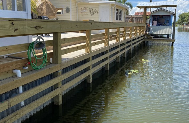 Turn key 3/1 on the water with boat dock out back.