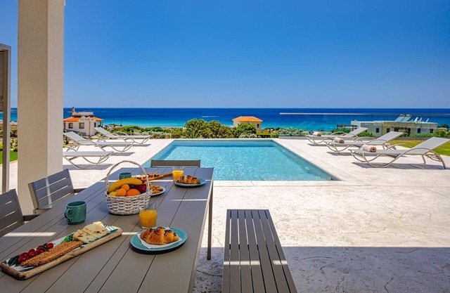 Twin Villas 450m from the sea