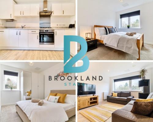 Two Bedroom by Brookland Stays Serviced Accommodation Short Lets Hertfordshire with Free WiFi